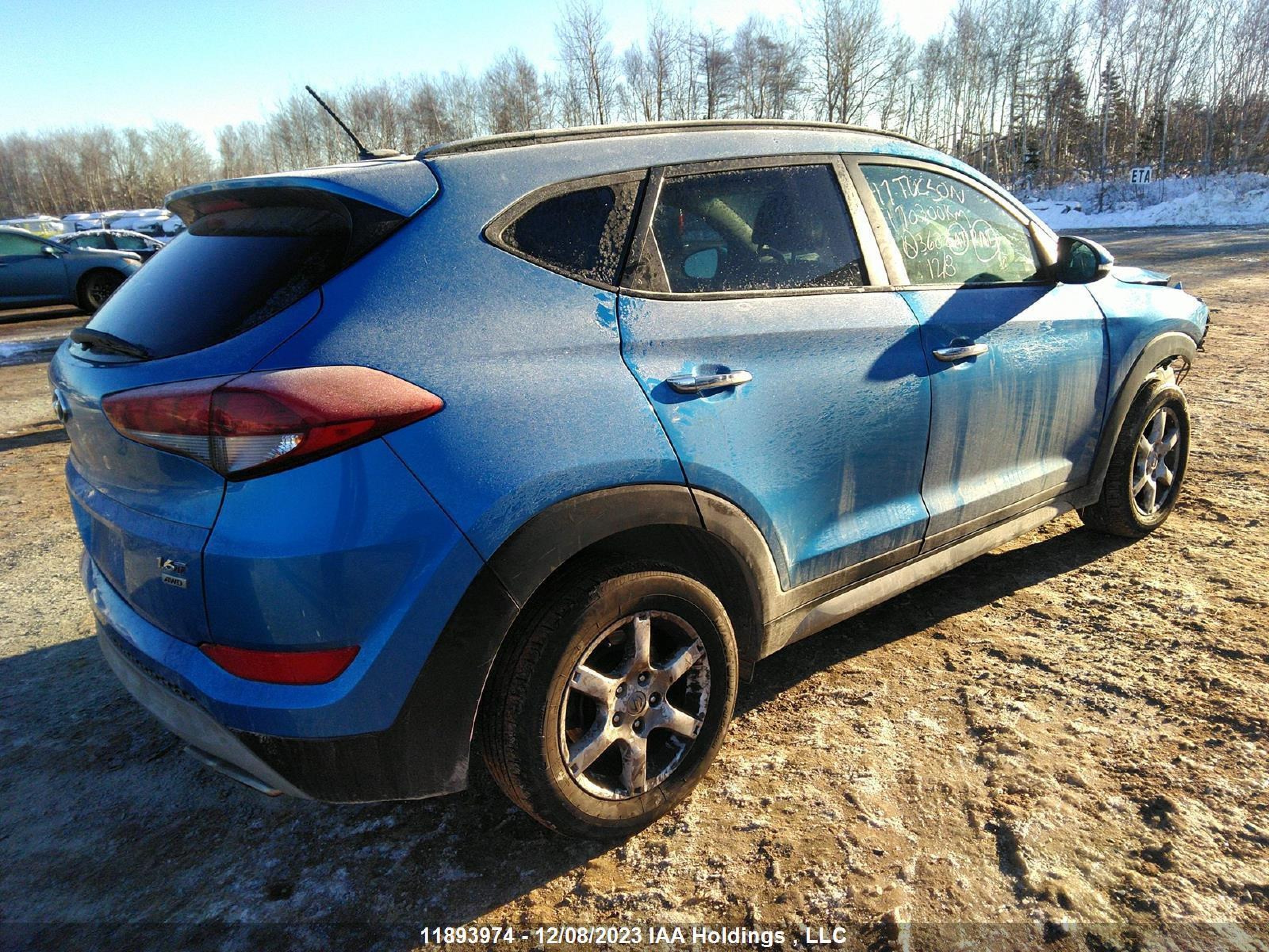 Photo 3 VIN: KM8J3CA27HU267245 - HYUNDAI TUCSON 