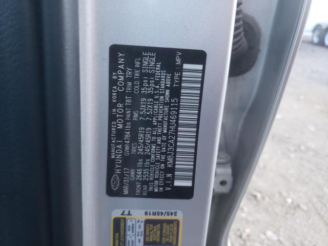 Photo 12 VIN: KM8J3CA27HU469115 - HYUNDAI TUCSON LIM 