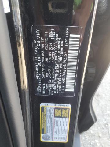 Photo 12 VIN: KM8J3CA29GU192157 - HYUNDAI TUCSON LIM 