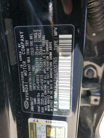 Photo 12 VIN: KM8J3CA29HU400765 - HYUNDAI TUCSON LIM 