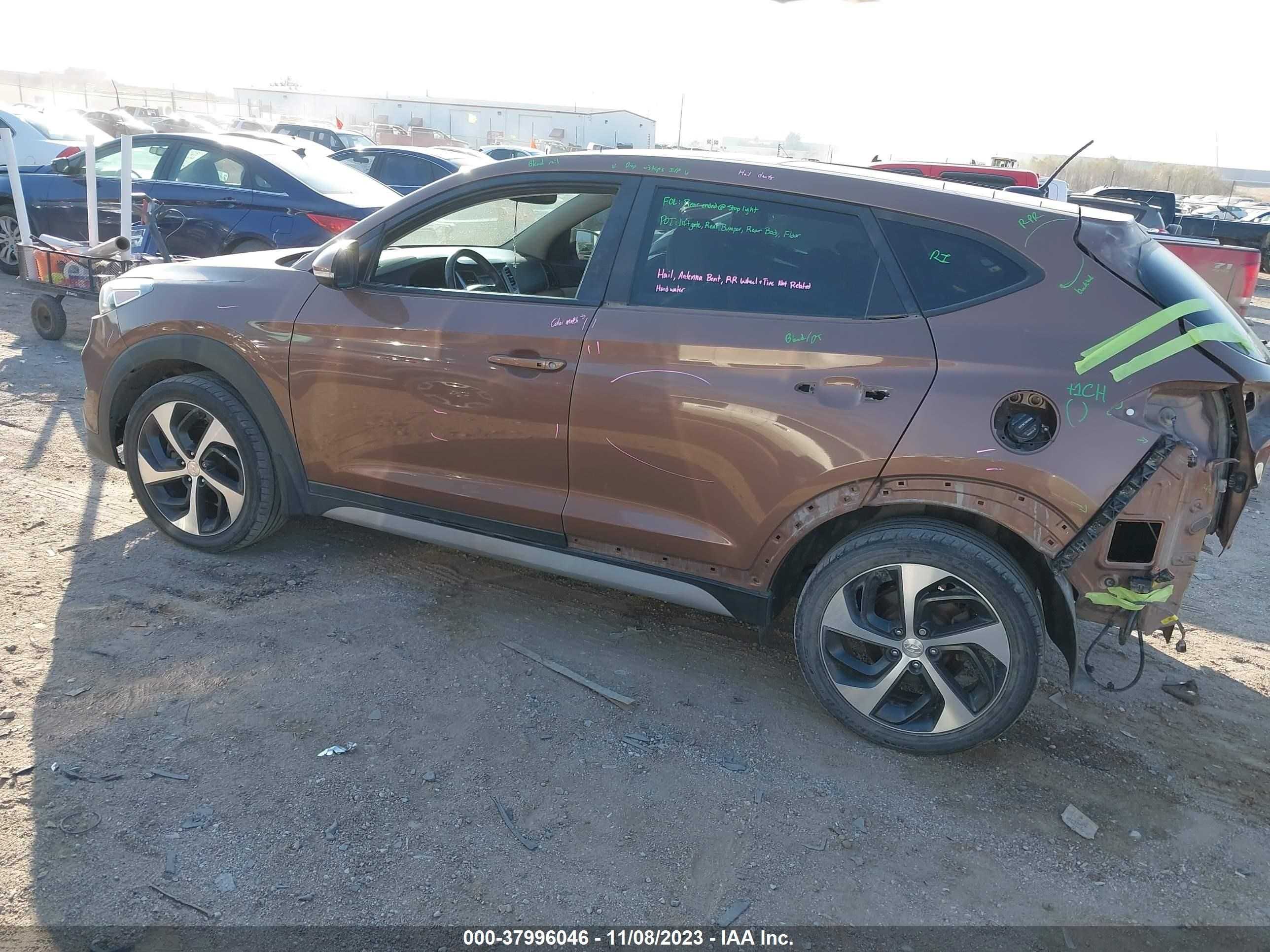 Photo 2 VIN: KM8J3CA29HU551735 - HYUNDAI TUCSON 