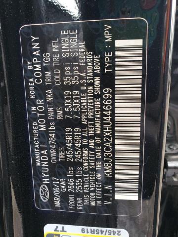 Photo 12 VIN: KM8J3CA2XHU446699 - HYUNDAI TUCSON LIM 