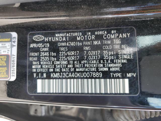 Photo 12 VIN: KM8J3CA40KU007889 - HYUNDAI TUCSON LIM 