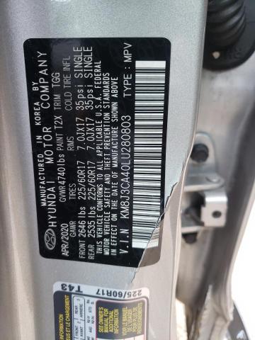 Photo 9 VIN: KM8J3CA40LU280803 - HYUNDAI TUCSON LIM 