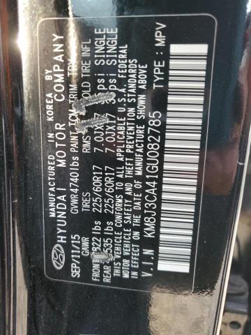 Photo 12 VIN: KM8J3CA41GU082785 - HYUNDAI TUCSON 