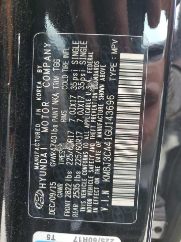 Photo 11 VIN: KM8J3CA41GU143696 - HYUNDAI TUCSON LIM 