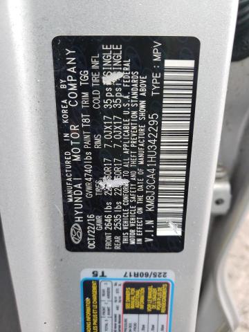 Photo 12 VIN: KM8J3CA41HU342295 - HYUNDAI TUCSON LIM 