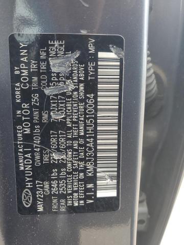 Photo 13 VIN: KM8J3CA41HU510064 - HYUNDAI TUCSON 