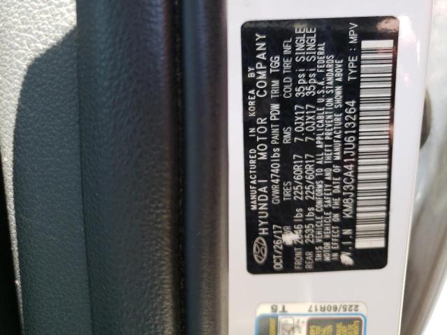 Photo 12 VIN: KM8J3CA41JU613264 - HYUNDAI TUCSON 