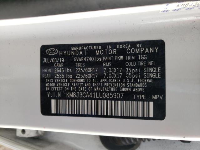 Photo 12 VIN: KM8J3CA41LU085907 - HYUNDAI TUCSON LIM 