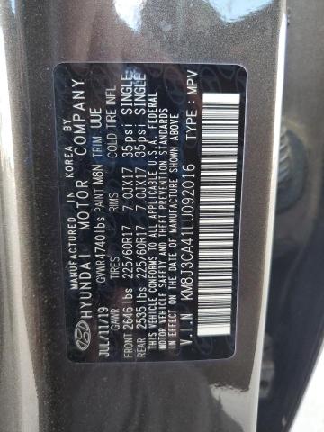 Photo 12 VIN: KM8J3CA41LU092016 - HYUNDAI TUCSON 