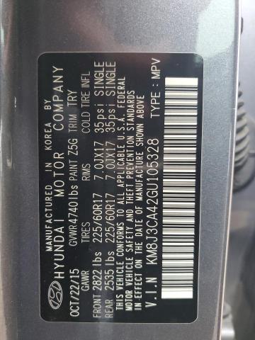 Photo 12 VIN: KM8J3CA42GU105328 - HYUNDAI TUCSON LIM 