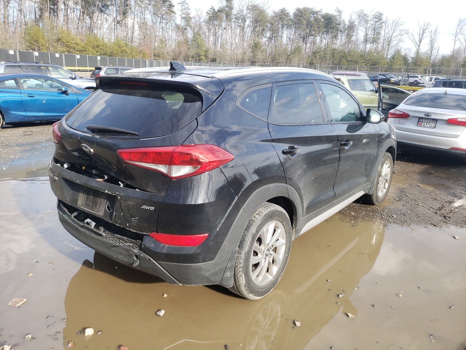 Photo 3 VIN: KM8J3CA42JU693464 - HYUNDAI TUCSON SEL 