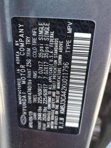 Photo 13 VIN: KM8J3CA42KU011796 - HYUNDAI TUCSON LIM 