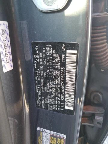 Photo 13 VIN: KM8J3CA42KU032938 - HYUNDAI TUCSON LIM 