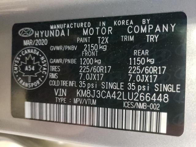 Photo 13 VIN: KM8J3CA42LU266448 - HYUNDAI TUCSON LIM 