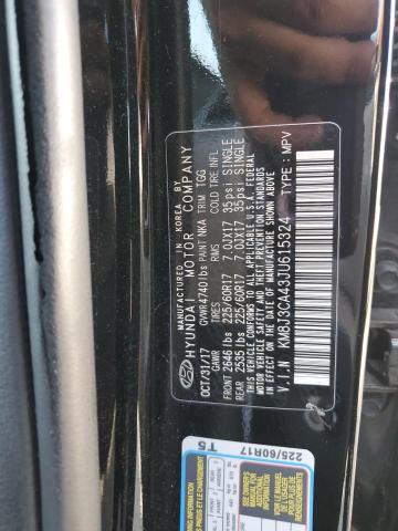 Photo 9 VIN: KM8J3CA43JU615324 - HYUNDAI TUCSON SEL 