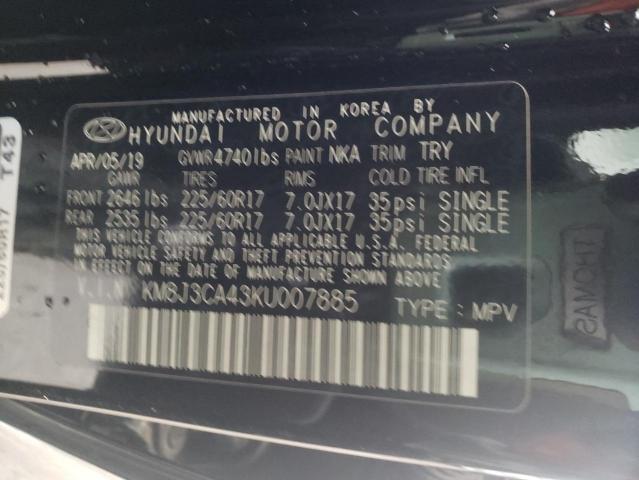 Photo 11 VIN: KM8J3CA43KU007885 - HYUNDAI TUCSON LIM 