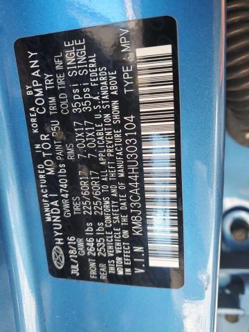 Photo 12 VIN: KM8J3CA44HU303104 - HYUNDAI TUCSON LIM 