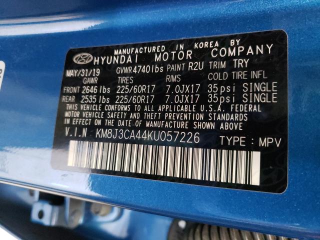 Photo 9 VIN: KM8J3CA44KU057226 - HYUNDAI TUCSON LIM 