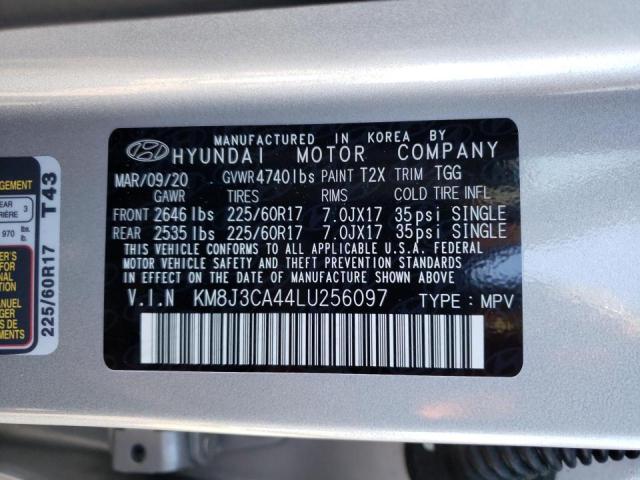 Photo 9 VIN: KM8J3CA44LU256097 - HYUNDAI TUCSON LIM 