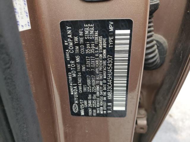 Photo 13 VIN: KM8J3CA45HU454307 - HYUNDAI TUCSON LIM 