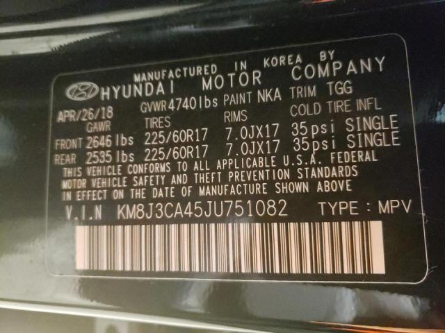 Photo 11 VIN: KM8J3CA45JU751082 - HYUNDAI TUCSON SEL 