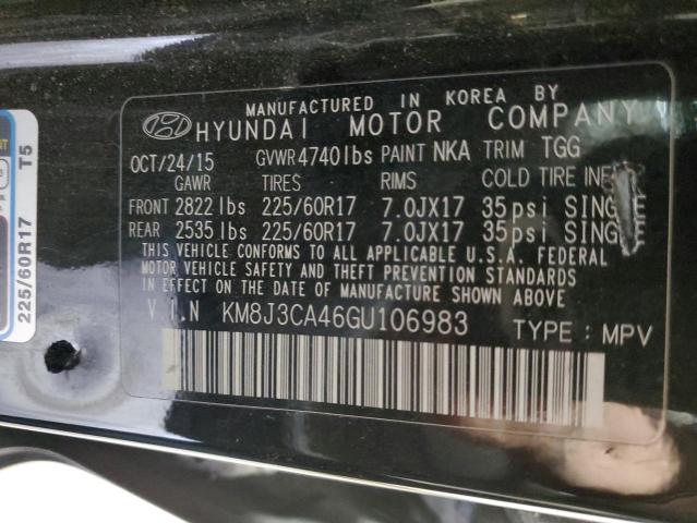 Photo 9 VIN: KM8J3CA46GU106983 - HYUNDAI TUCSON LIM 