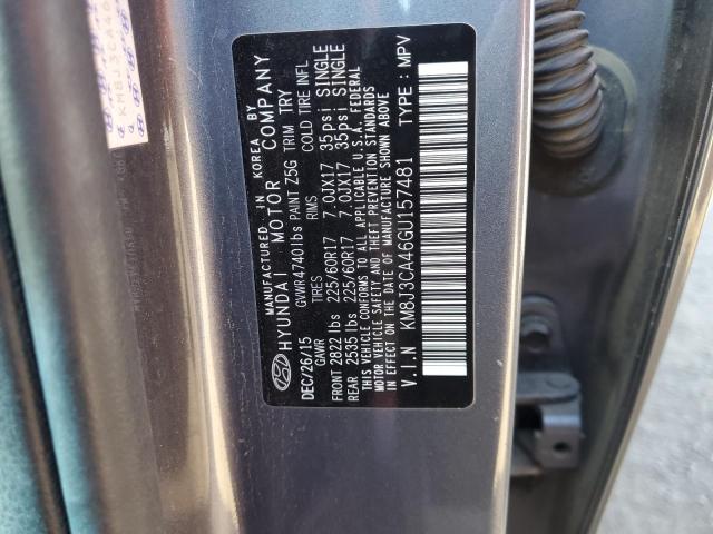 Photo 9 VIN: KM8J3CA46GU157481 - HYUNDAI TUCSON LIM 