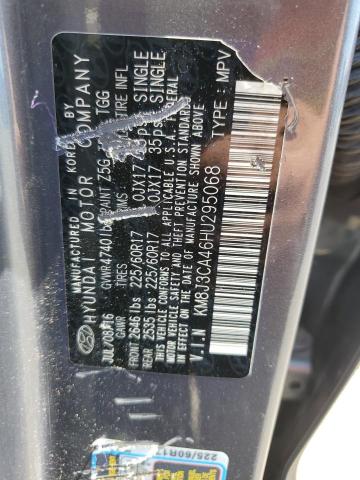 Photo 12 VIN: KM8J3CA46HU295068 - HYUNDAI TUCSON LIM 