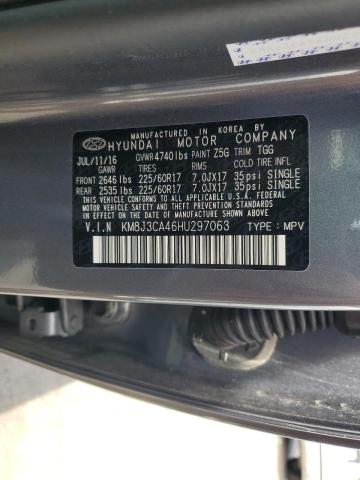 Photo 12 VIN: KM8J3CA46HU297063 - HYUNDAI TUCSON LIM 