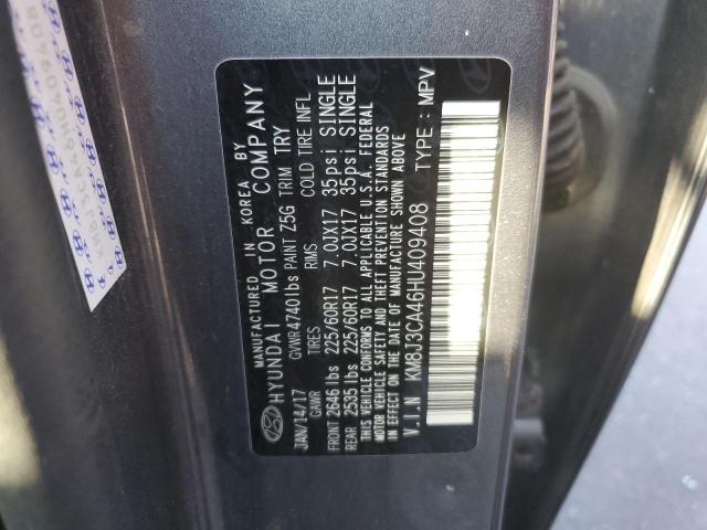 Photo 13 VIN: KM8J3CA46HU409408 - HYUNDAI TUCSON LIM 