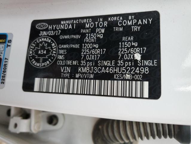 Photo 12 VIN: KM8J3CA46HU522498 - HYUNDAI TUCSON LIM 