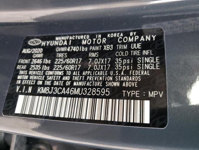 Photo 9 VIN: KM8J3CA46MU328595 - HYUNDAI TUCSON LIM 