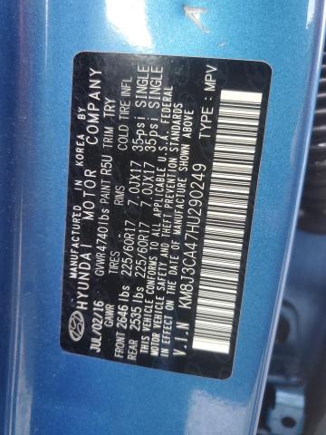 Photo 12 VIN: KM8J3CA47HU290249 - HYUNDAI TUCSON LIM 