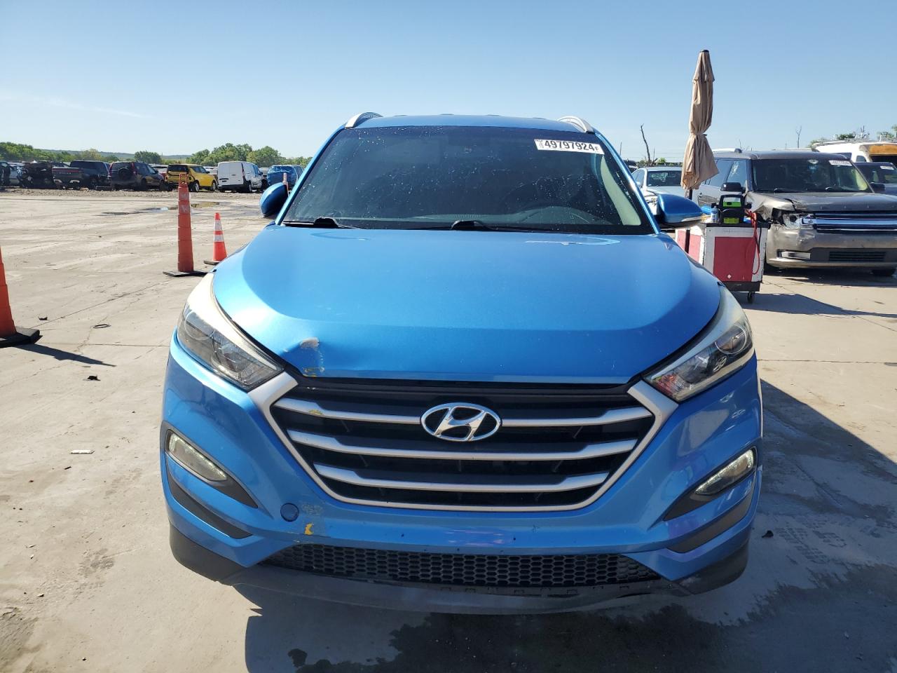 Photo 4 VIN: KM8J3CA47HU448377 - HYUNDAI TUCSON 