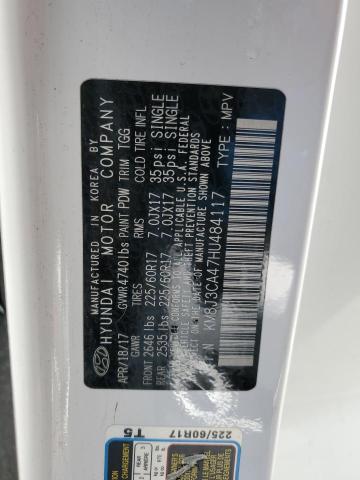 Photo 9 VIN: KM8J3CA47HU484117 - HYUNDAI TUCSON LIM 