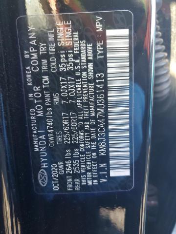 Photo 12 VIN: KM8J3CA47MU361413 - HYUNDAI TUCSON LIM 