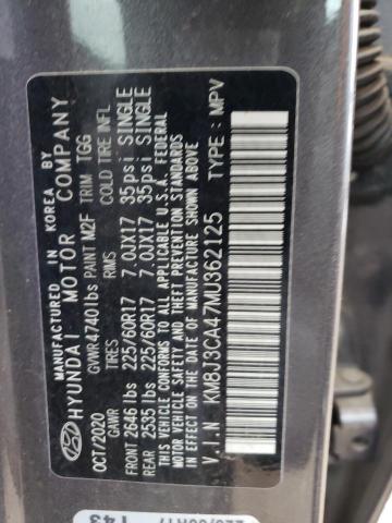 Photo 12 VIN: KM8J3CA47MU362125 - HYUNDAI TUCSON LIM 