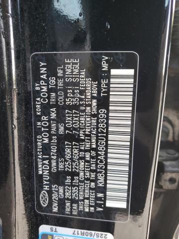 Photo 13 VIN: KM8J3CA48GU128399 - HYUNDAI TUCSON 