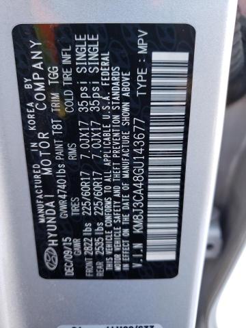 Photo 11 VIN: KM8J3CA48GU143677 - HYUNDAI TUCSON LIM 