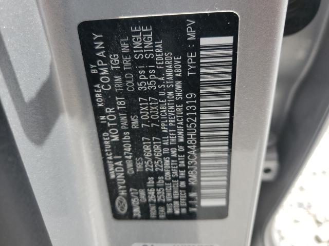 Photo 12 VIN: KM8J3CA48HU521319 - HYUNDAI TUCSON LIM 