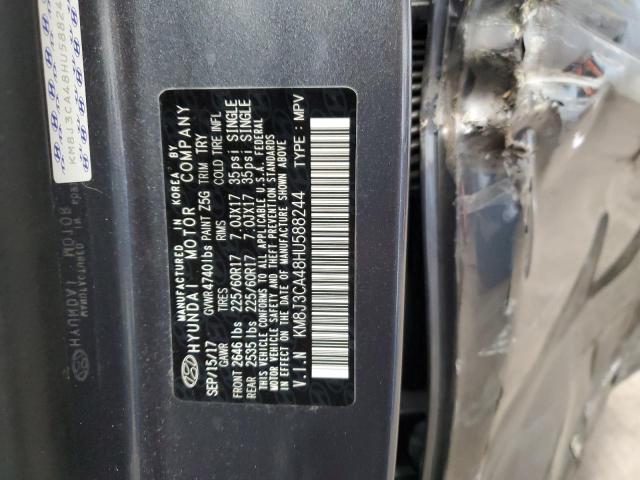 Photo 11 VIN: KM8J3CA48HU588244 - HYUNDAI TUCSON LIM 