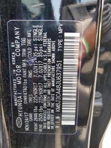 Photo 11 VIN: KM8J3CA48JU637951 - HYUNDAI TUCSON SEL 