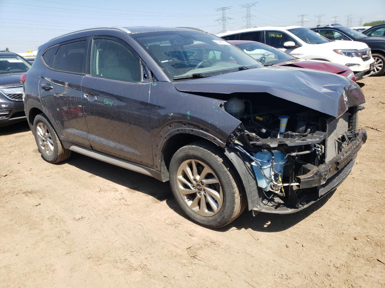 Photo 3 VIN: KM8J3CA49JU735306 - HYUNDAI TUCSON 