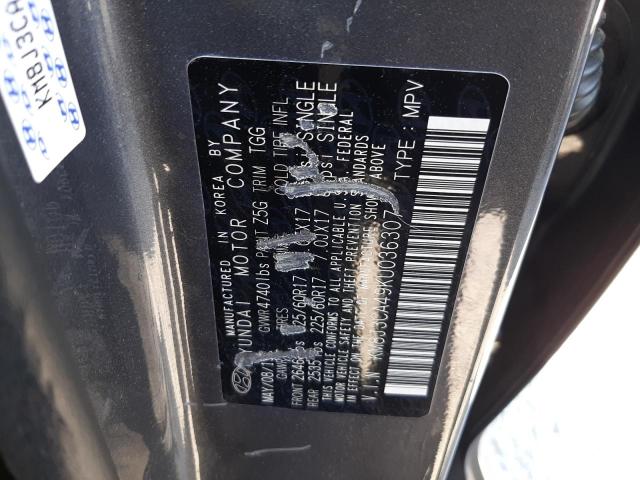 Photo 12 VIN: KM8J3CA49KU036307 - HYUNDAI TUCSON 