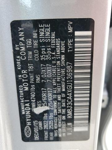 Photo 12 VIN: KM8J3CA4XGU136987 - HYUNDAI TUCSON LIM 