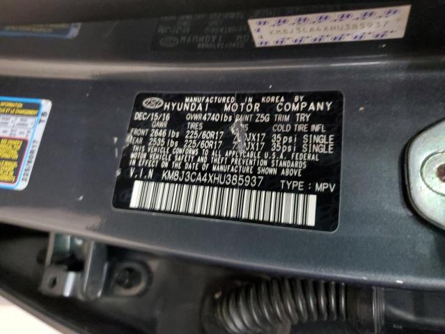 Photo 11 VIN: KM8J3CA4XHU385937 - HYUNDAI TUCSON 