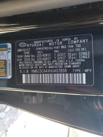 Photo 12 VIN: KM8J3CA4XHU407838 - HYUNDAI TUCSON LIM 