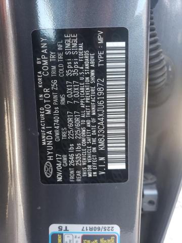 Photo 12 VIN: KM8J3CA4XJU619872 - HYUNDAI TUCSON 